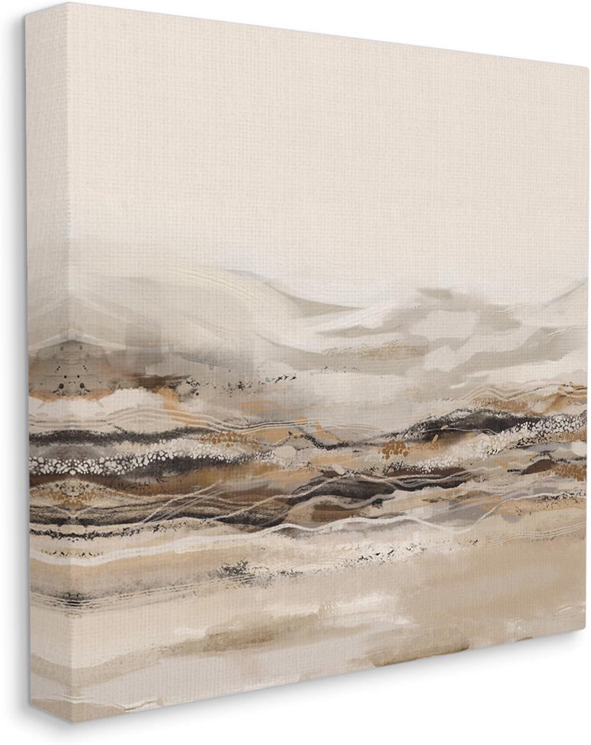 Stupell Industries " Abstract Mountains Landscape " by Ros Ruseva Painting Print