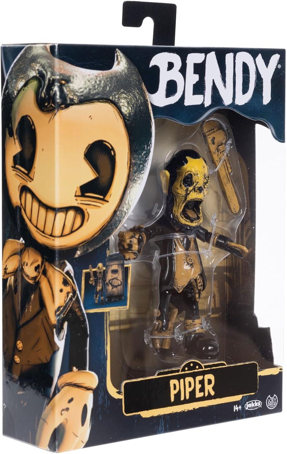 Bendy and the Ink Machine 5 inch Articulated Piper Action Figure with Wrench Accessory for Teen Ages 14+