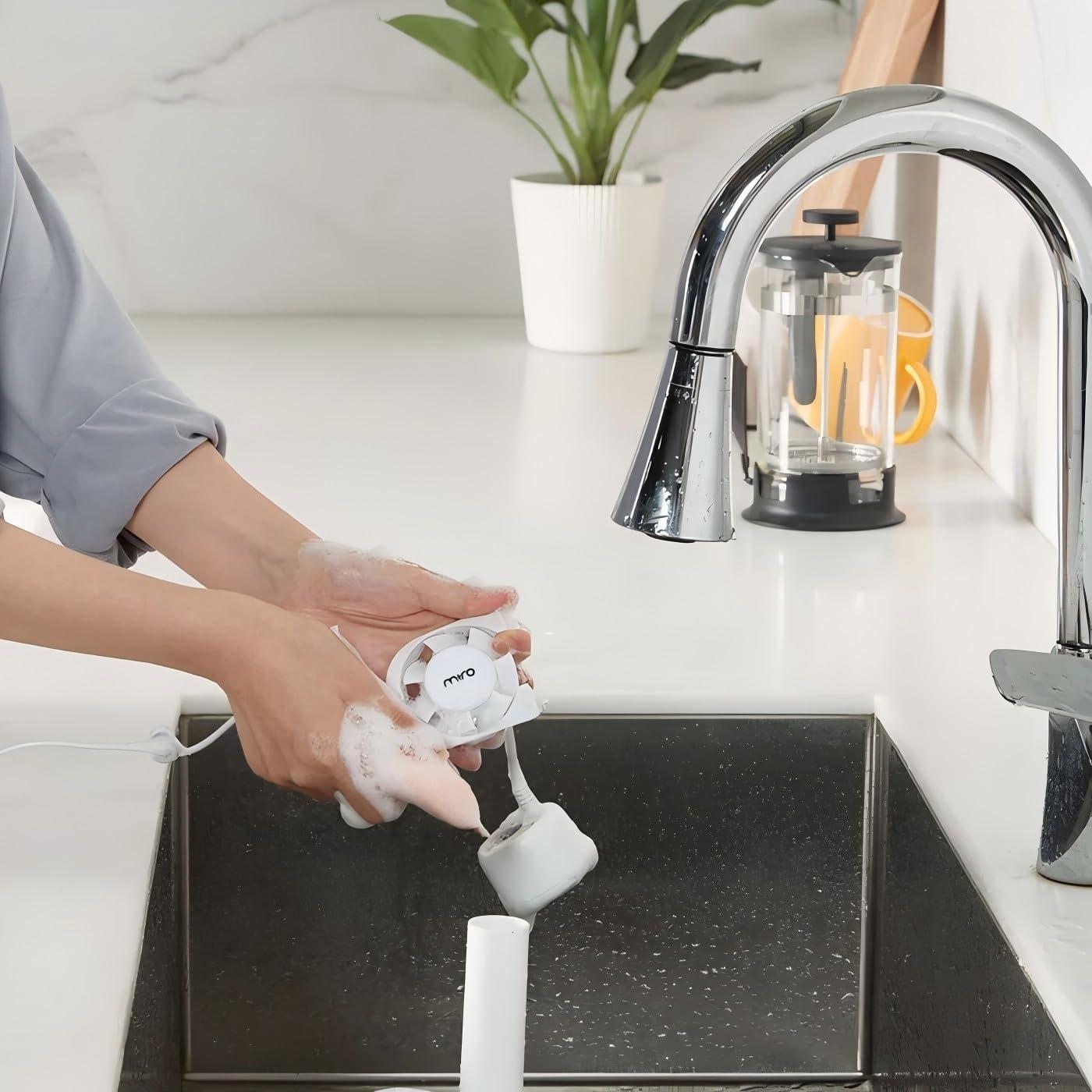 Miro MH7000 UV & Tech Humidifier - Completely Washable Modular Humidifier, Silent Ultrasonic, UV Sterilization, Large Room - Premium Cool - Mist Humidifier Touch Control LED, Powerful humidification