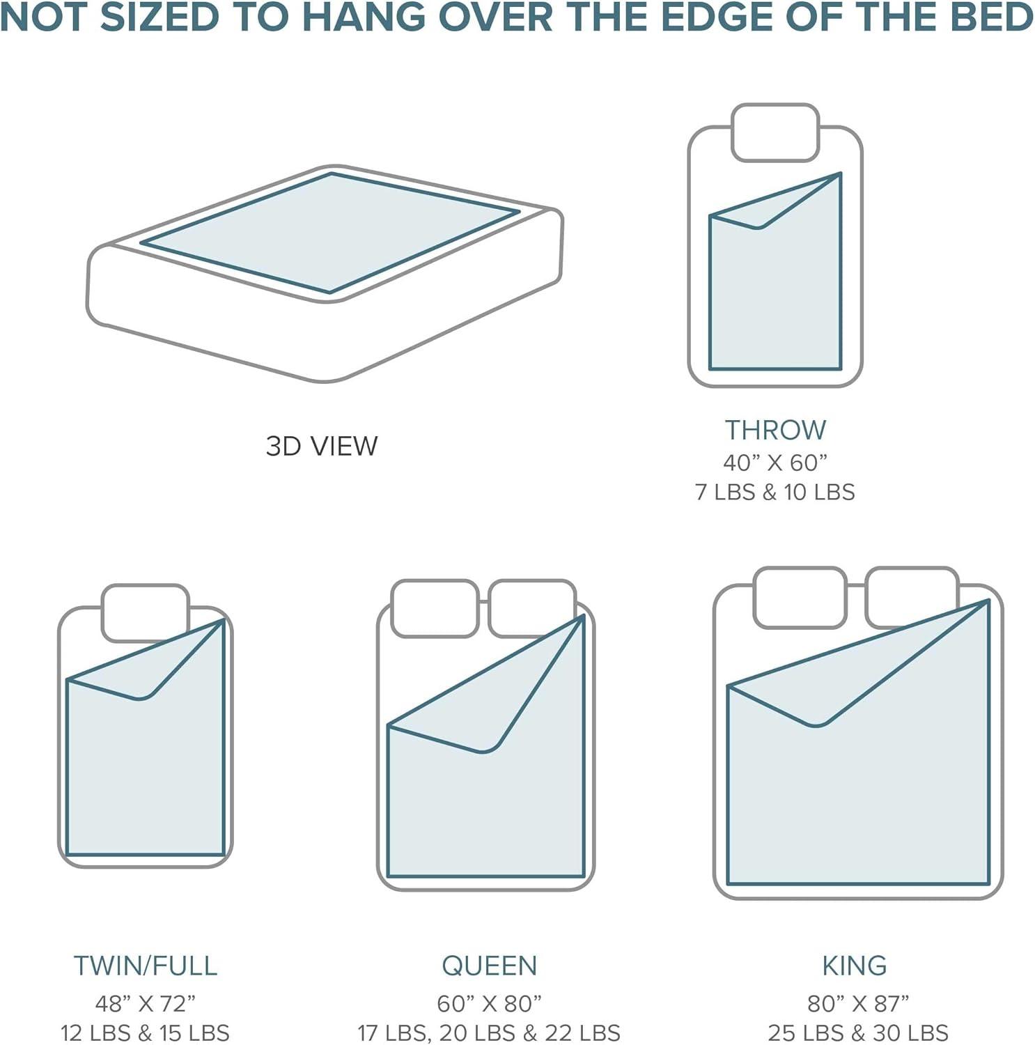 Bare Home Minky Fleece Weighted Blanket
