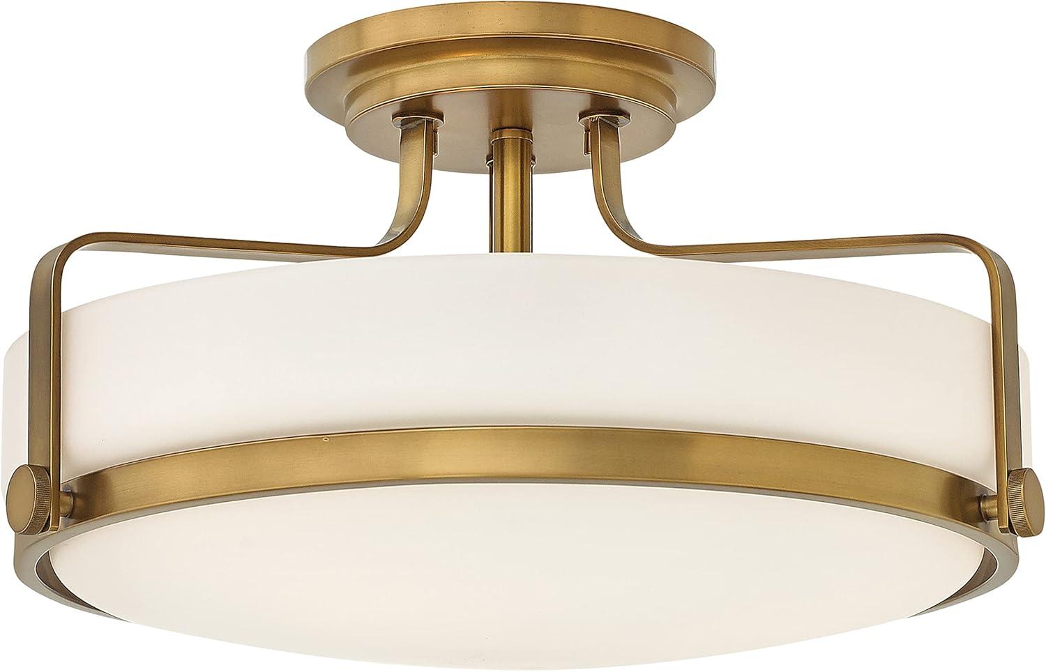 Hinkley Lighting - Three Light Flush Mount - Harper - 3 Light Large Semi-Flush