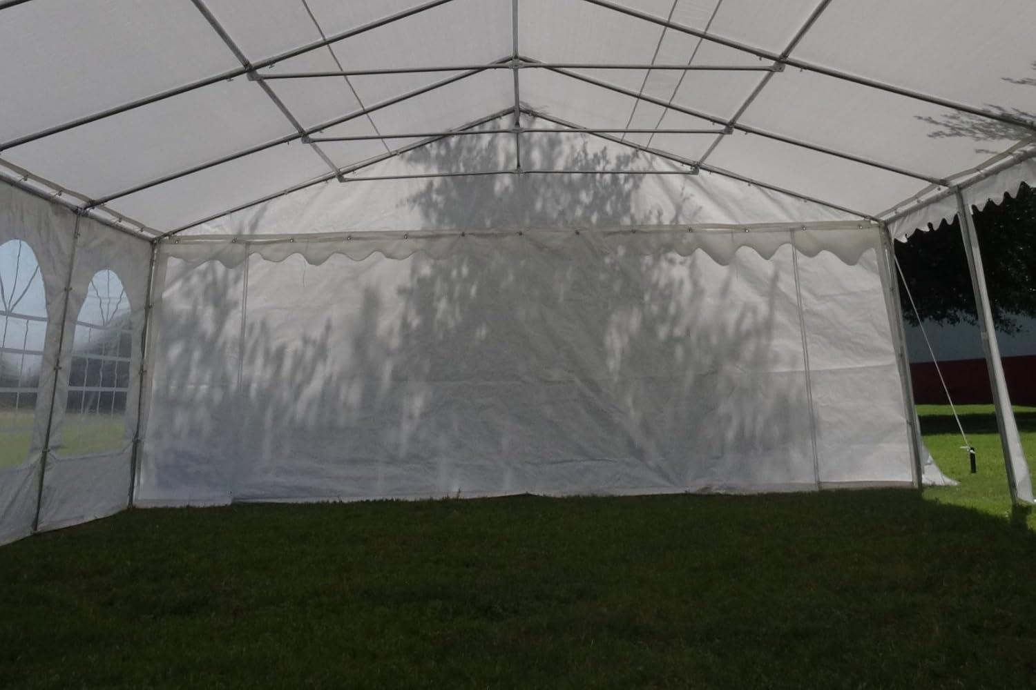 26'x13' PE White Tent - Heavy Duty Party Wedding Tent Canopy Carport - By DELTA Canopies
