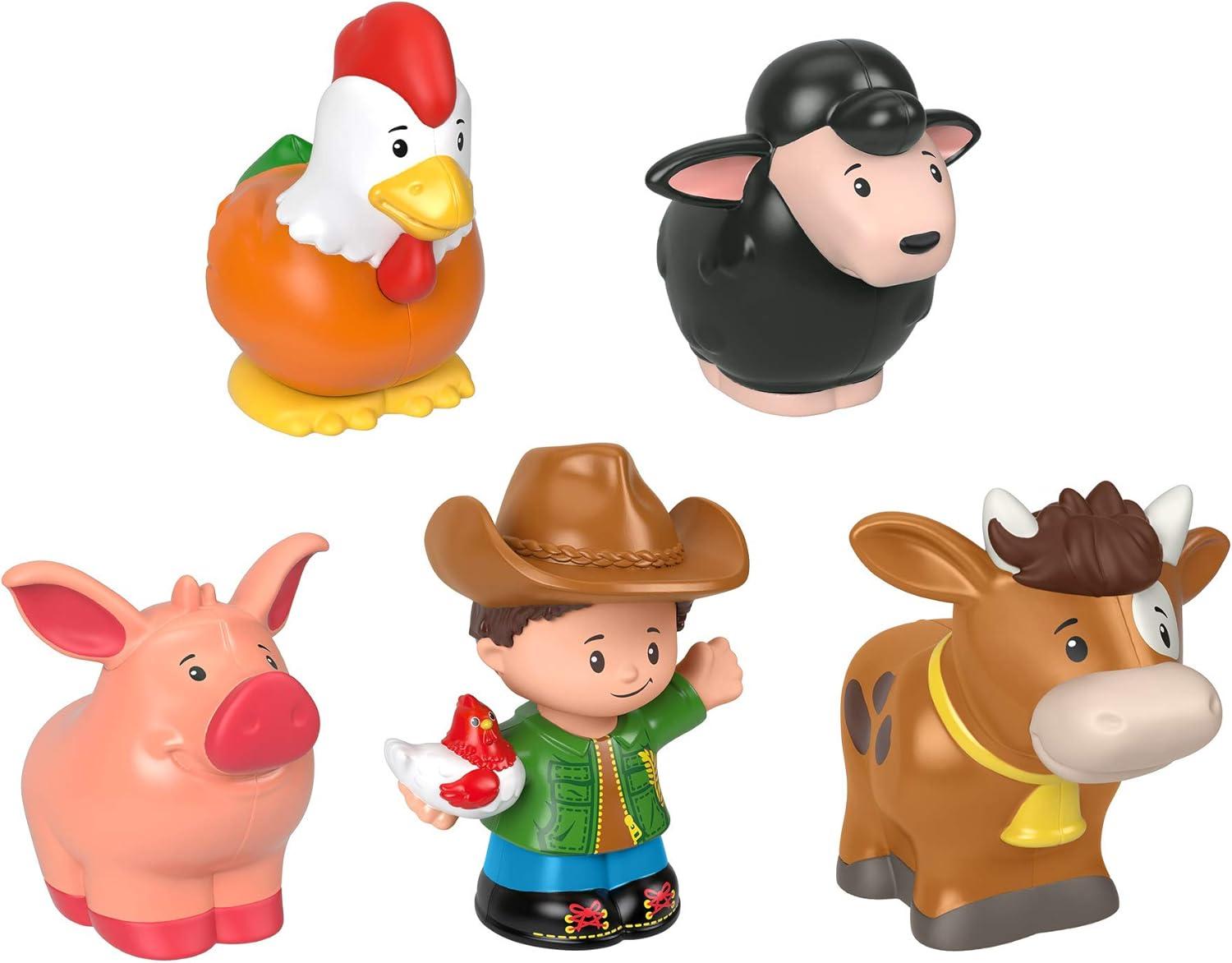 Fisher-Price Little People Farmer & Animals Action Figure Set, 5 Pieces