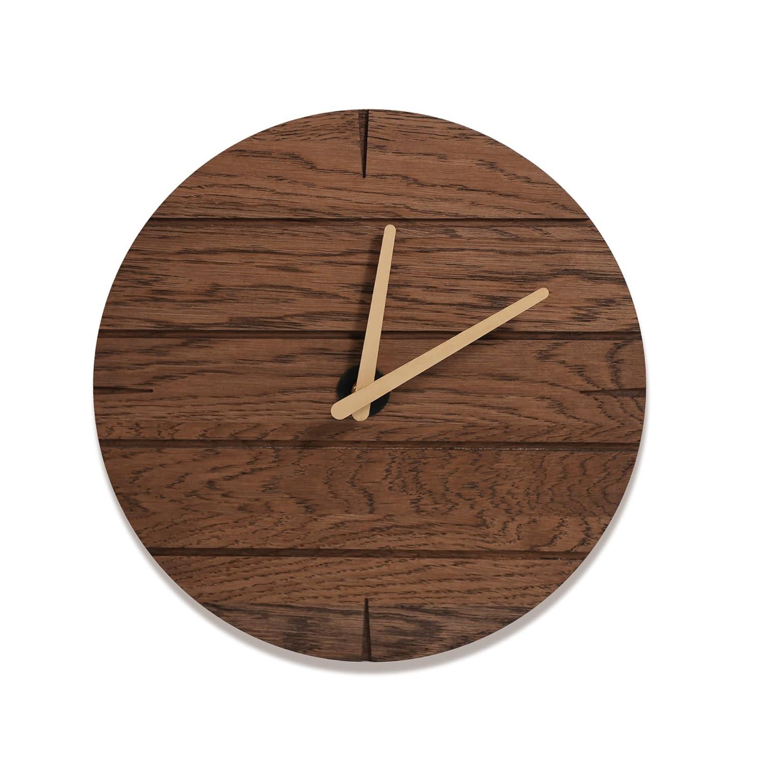 CONSDAN Wood Wall Clock