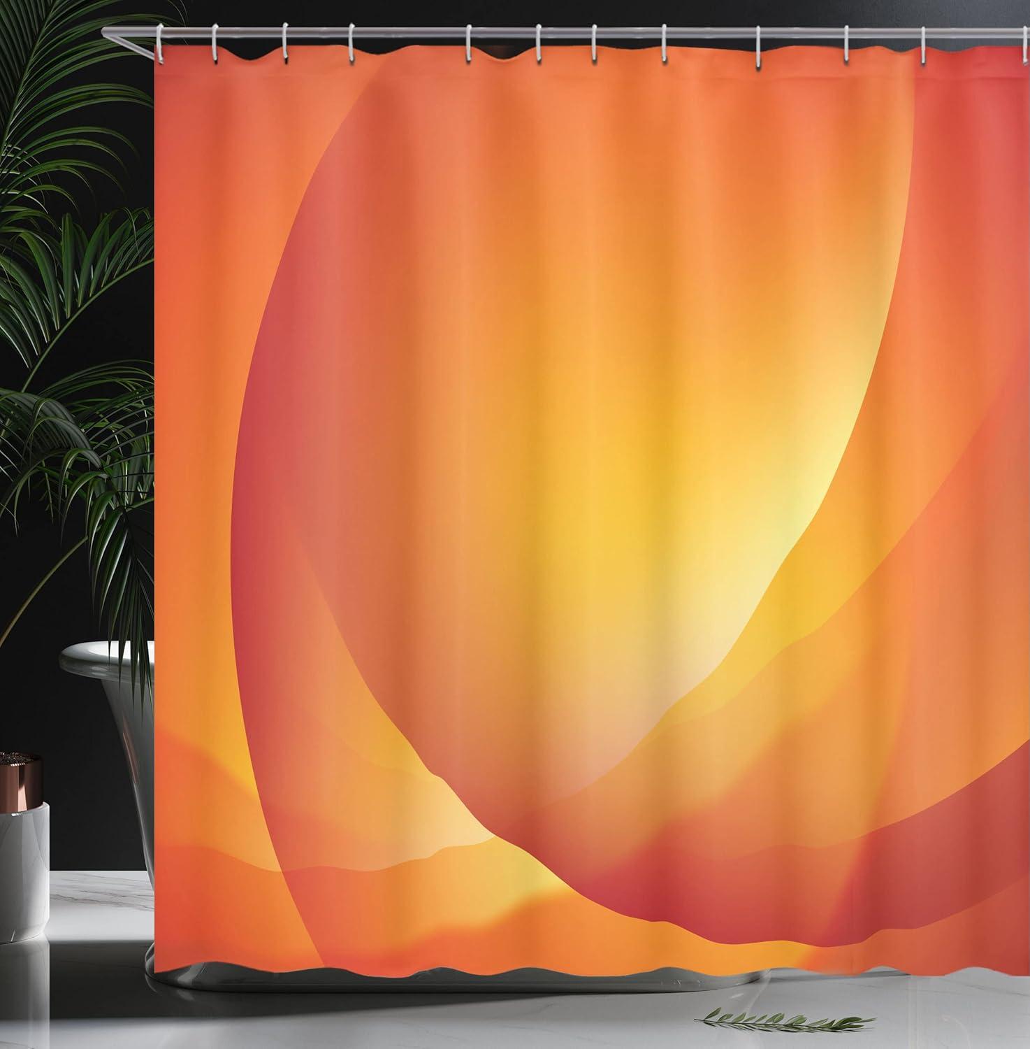 Shower Curtain with Hooks Included