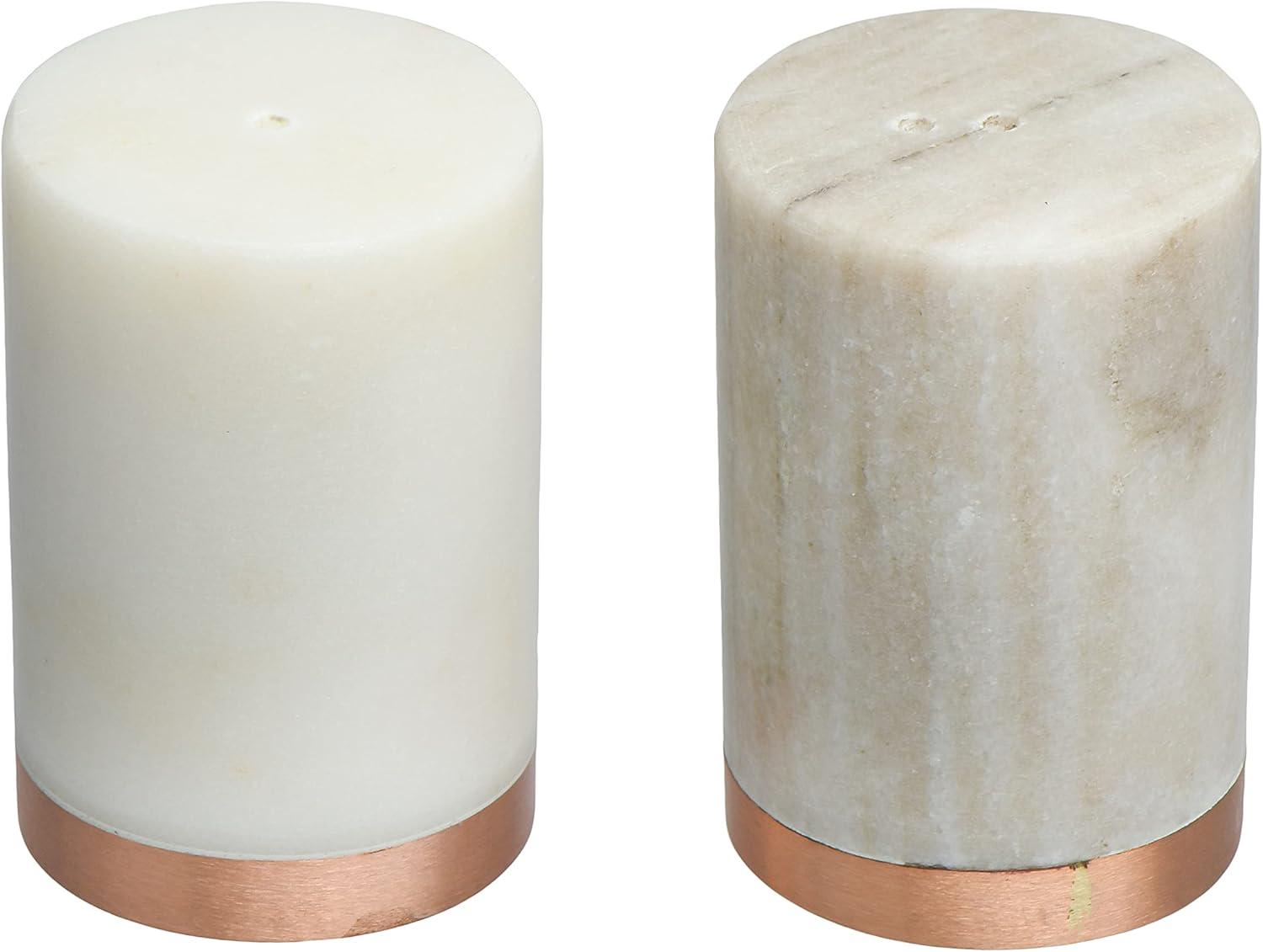 Marble Salt And Pepper Shaker Set