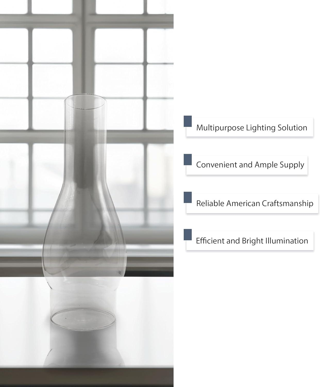 Light of Mine Oil Lamp Replacement Chimneys (3" x 10" Regular)