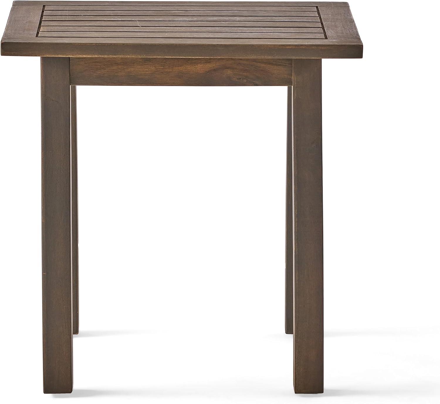 Selma Acacia Accent Table - Christopher Knight Home