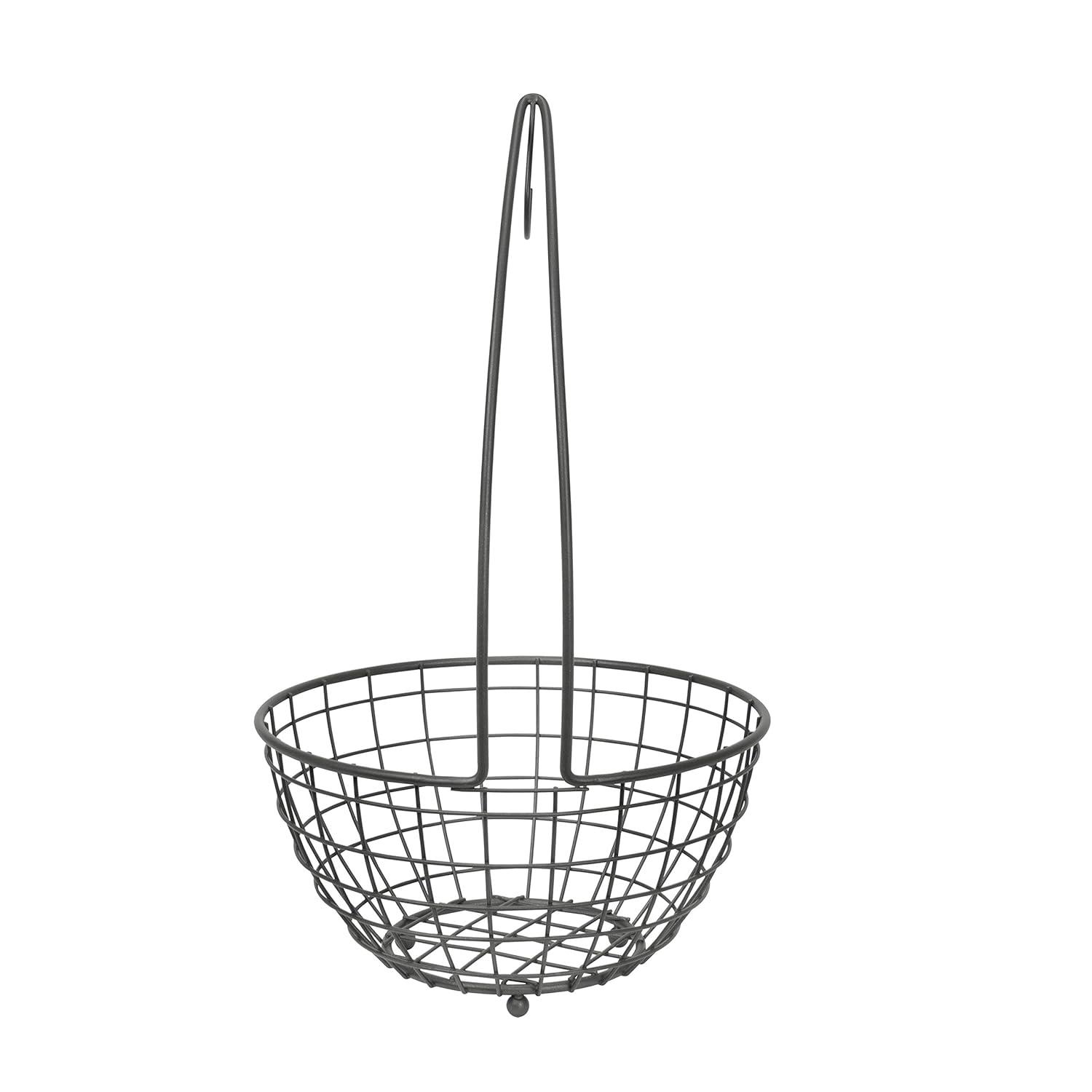 Grid Industrial Gray Industrial Gray Small Fruit Tree Basket
