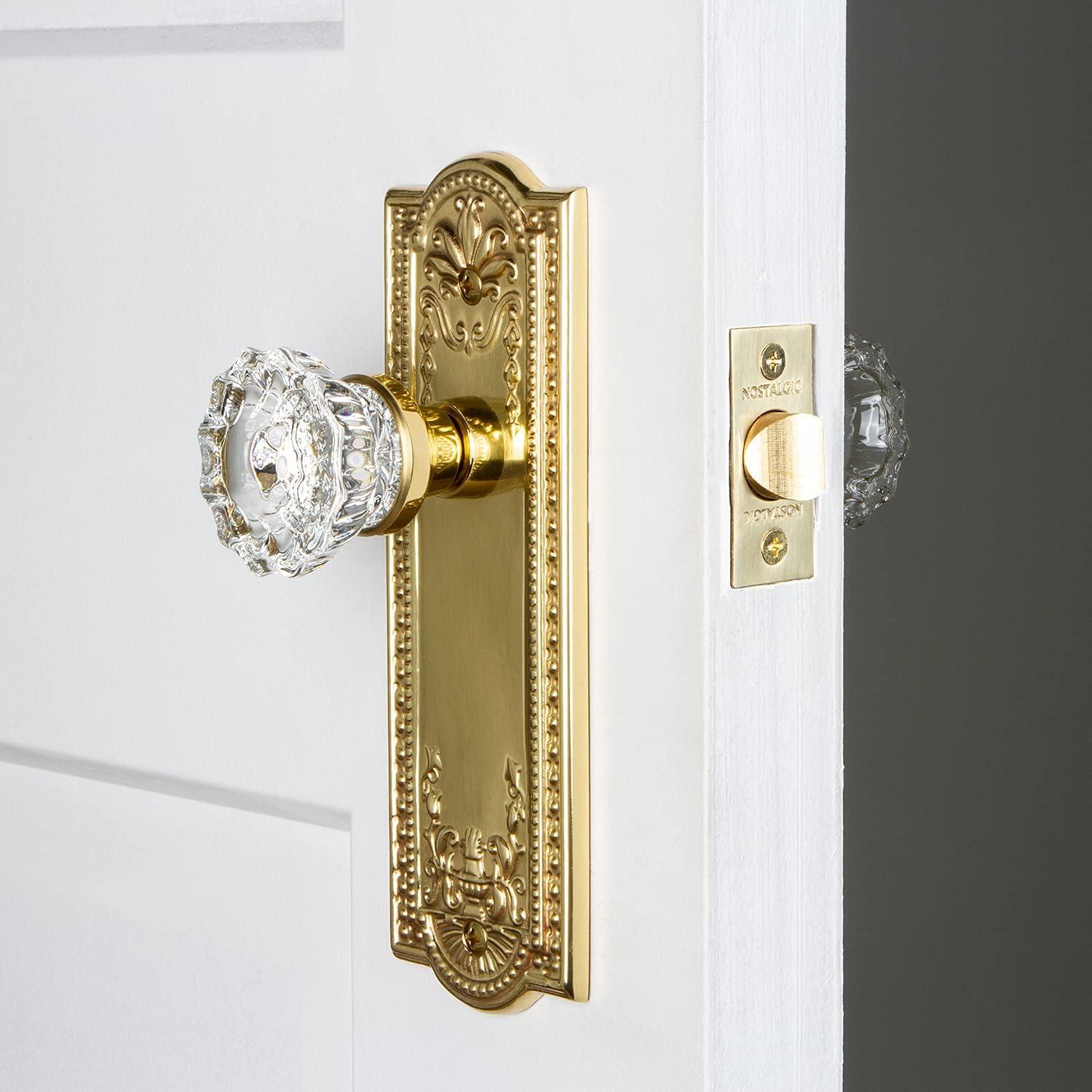 Meadows Plate with Crystal Door Knob