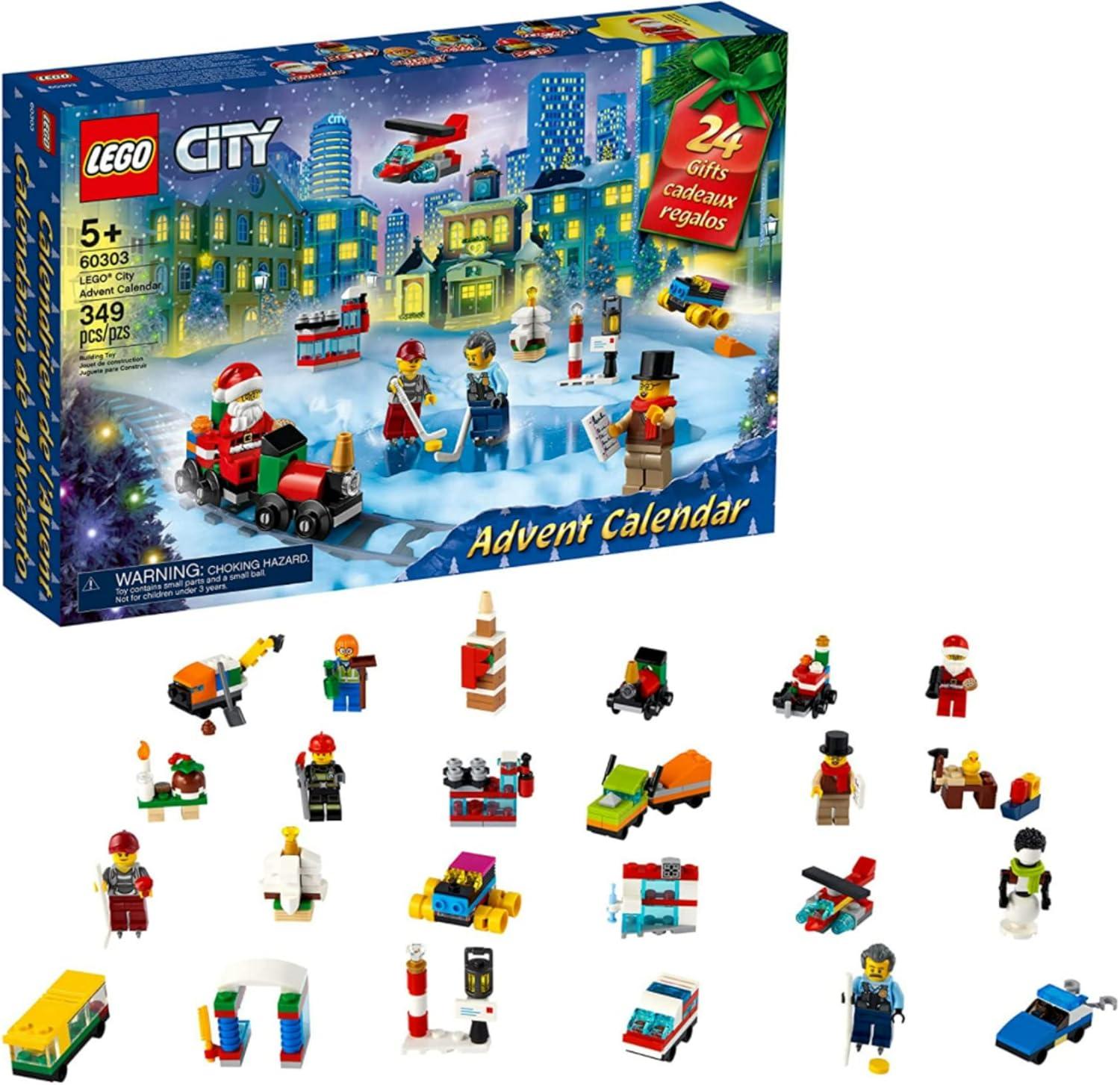 LEGO City Advent Calendar 60303 Building Toy (349 Pieces)