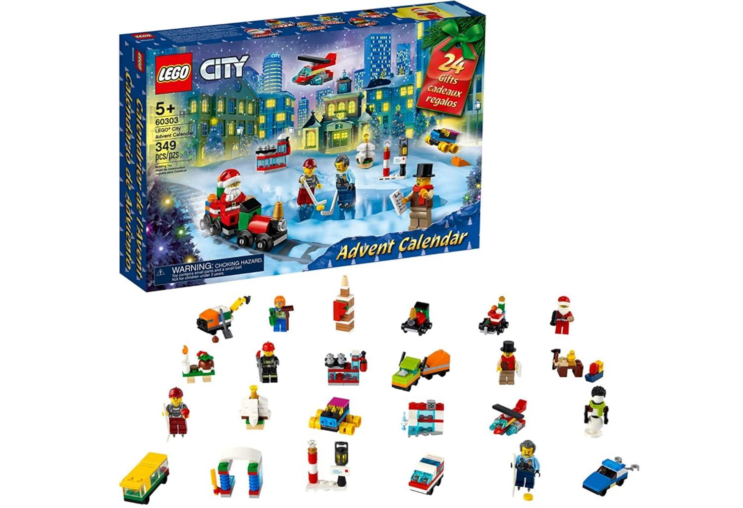 LEGO City Advent Calendar 60303 Building Toy (349 Pieces)