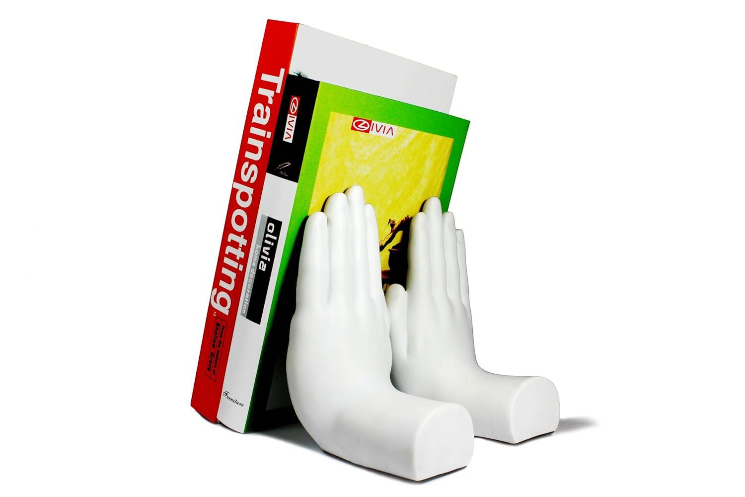 Wrought Studio™ Modern & Contemporary Resin Non-Skid Bookends (Set of 2)