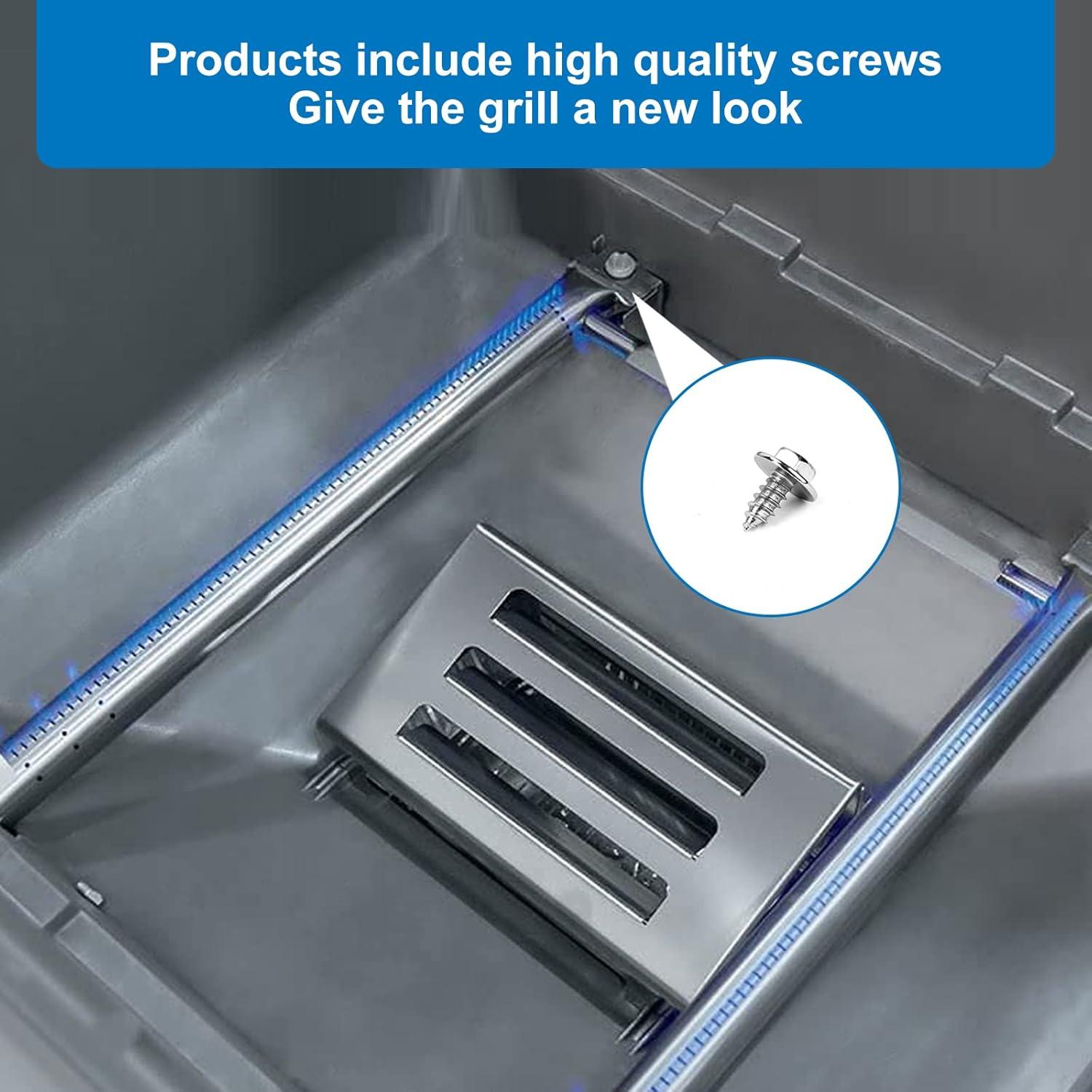 Uniflasy 69785 18 Inch Grill Burner for Weber Spirit I & II 200 Series Spirit E-210 E-220 Spirit S-210, S-220 Gas Grills with Up Front Control Tube Pipe 304 Stainless Steel