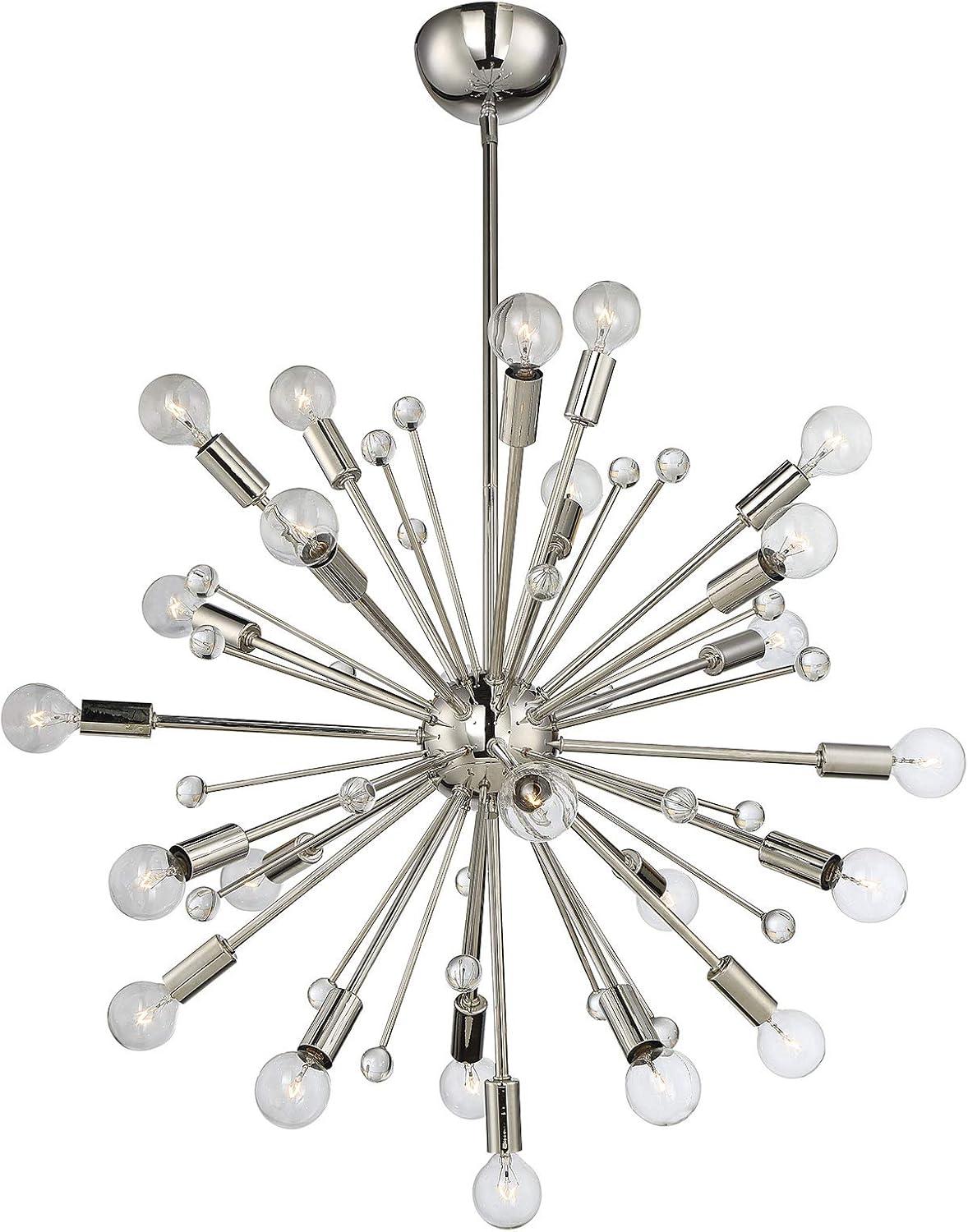 Savoy House Galea 24 - Light Chandelier in  Polished Nickel