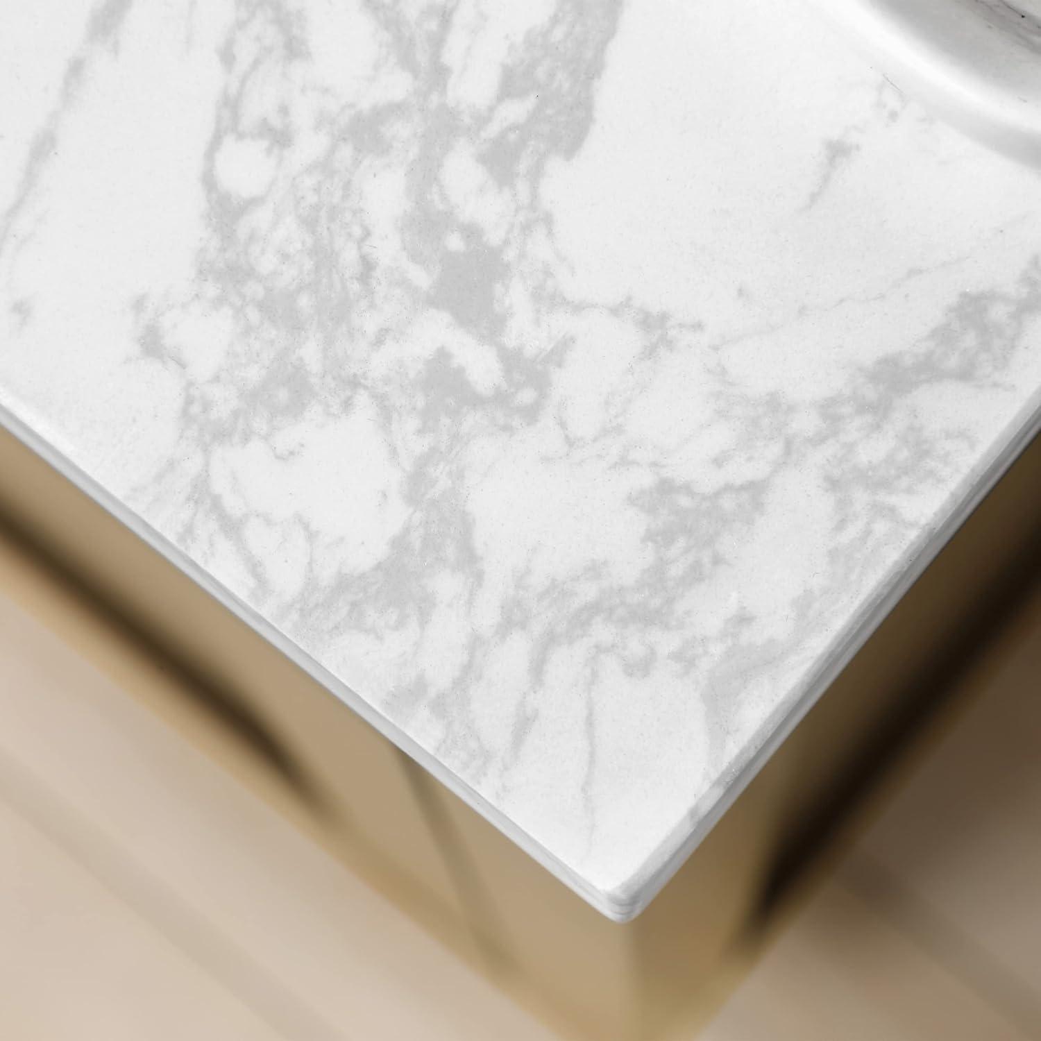 OVE Decors Athea 72 in. W Bath Vanity with Premium Countertop and Power Bar