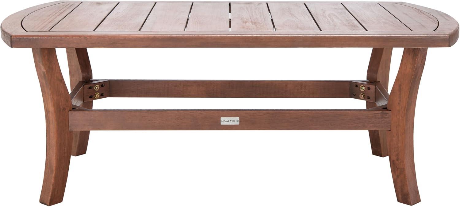 Eucalyptus Wood Payden 50" Natural Finish Outdoor Coffee Table