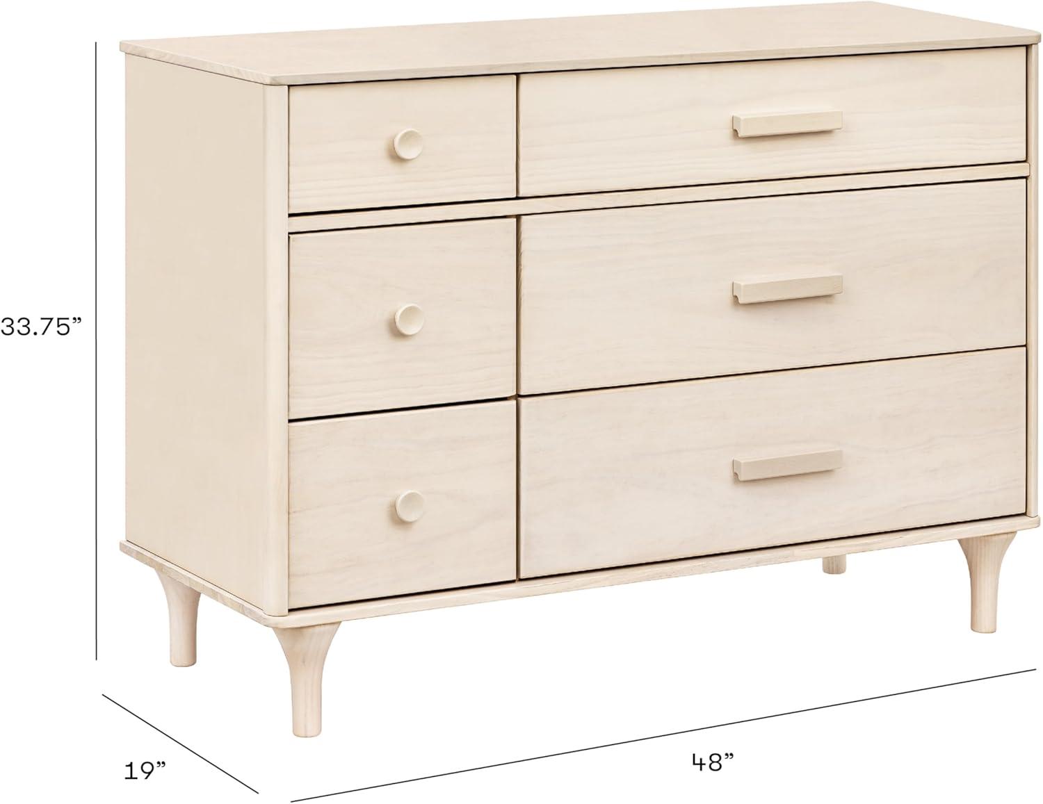 Lolly 6 Drawer 48" W Double Dresser