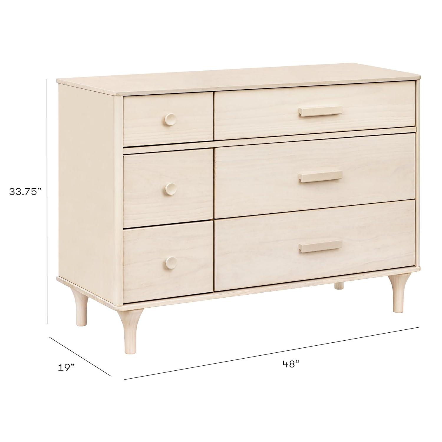 Lolly 6-Drawer Assembled Double Dresser