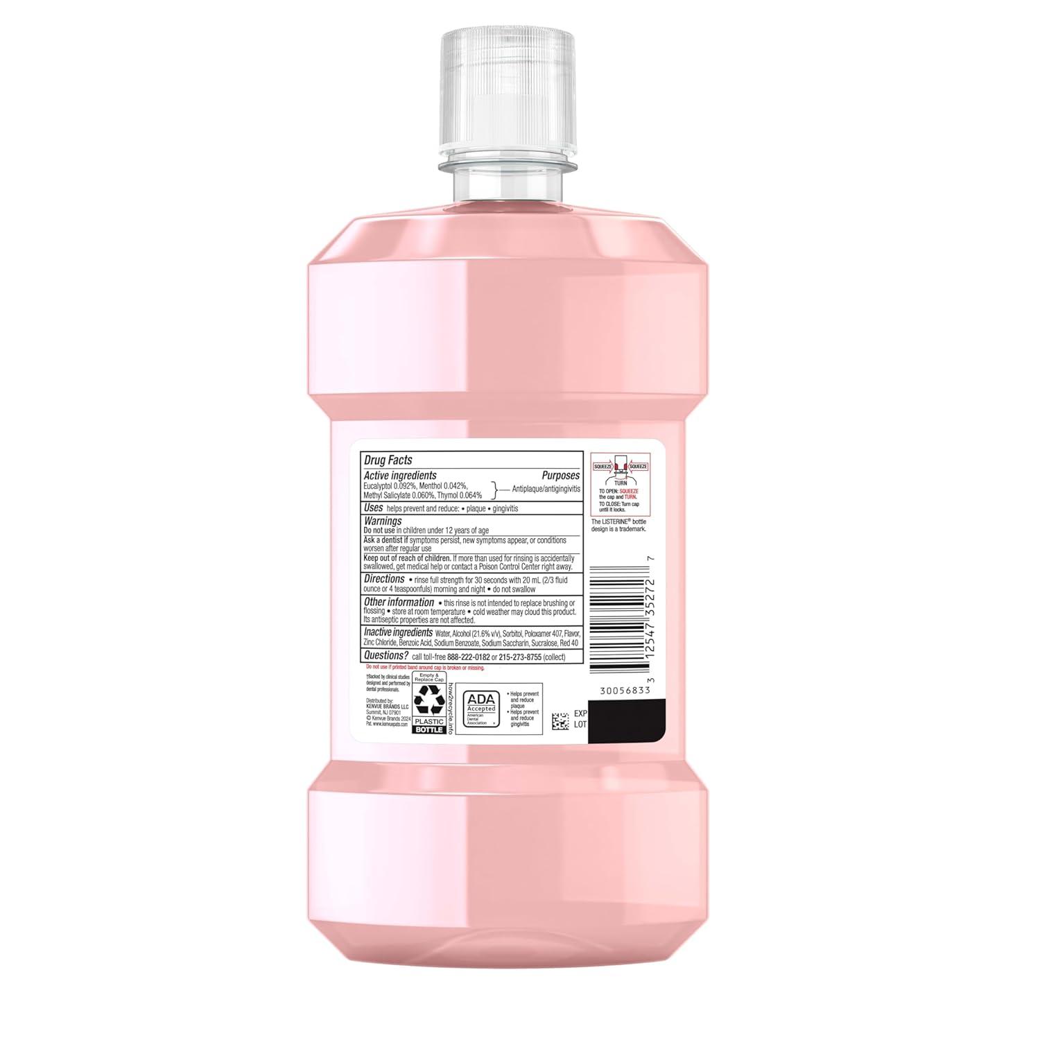 Listerine Clinical Solutions Gum Health Antiseptic Mouthwash Oral Care, 500 mL