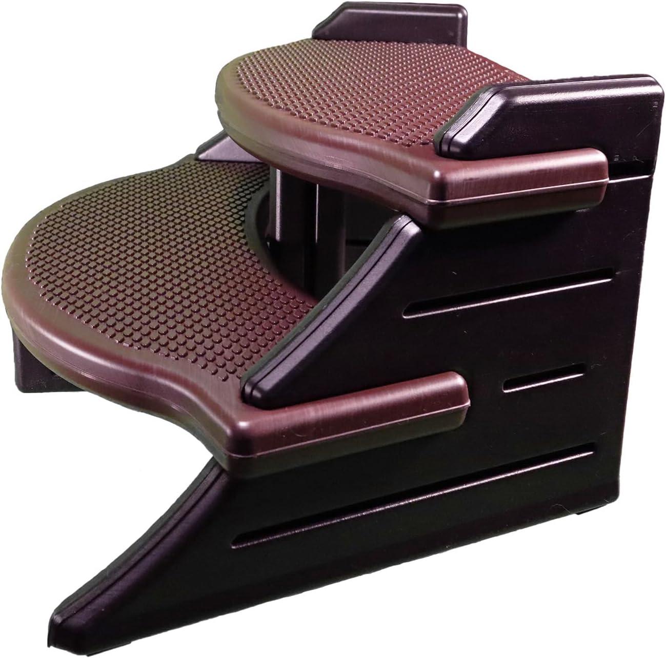 Espresso Two-Tone Plastic Indoor/Outdoor Spa Step Stool