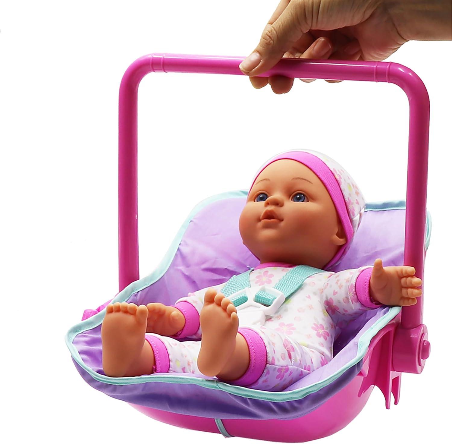 Dream Collection: 12 " Baby Doll 4-In-1 High Chair Play Set -Ages 2+