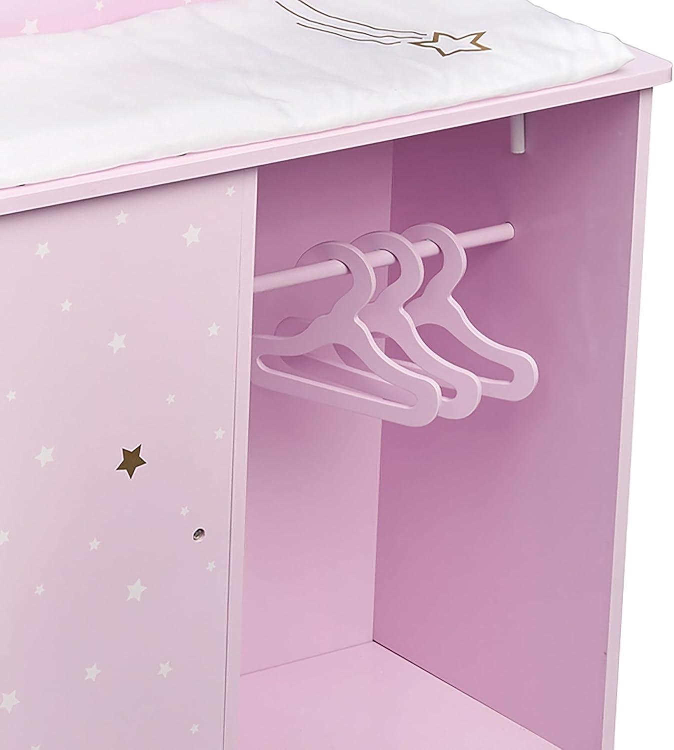 Teamson Kids Olivia's Little World Wooden Doll Changing Station