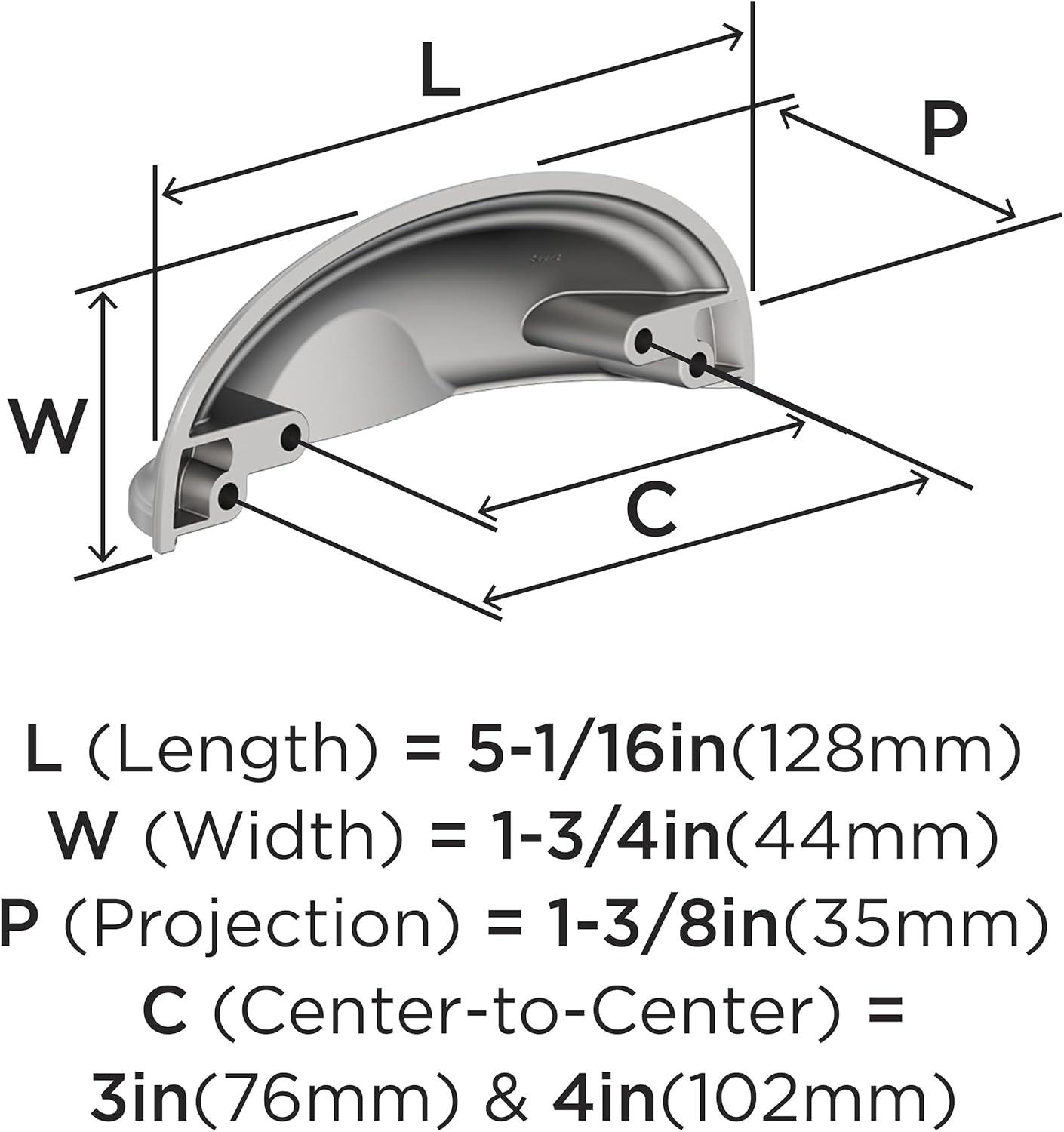 Ashby 4" Center to Center Bin Pull