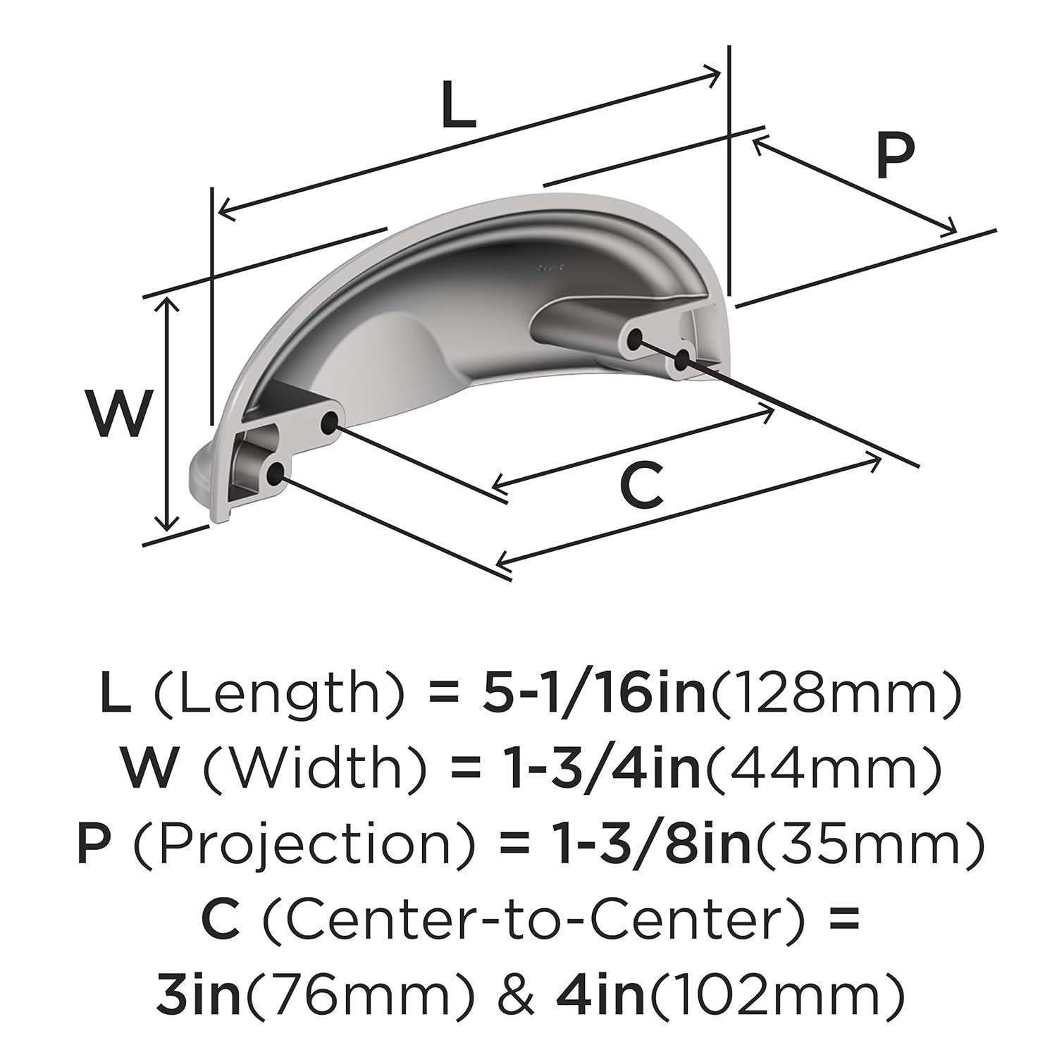 Ashby 4" Center to Center Bin Pull