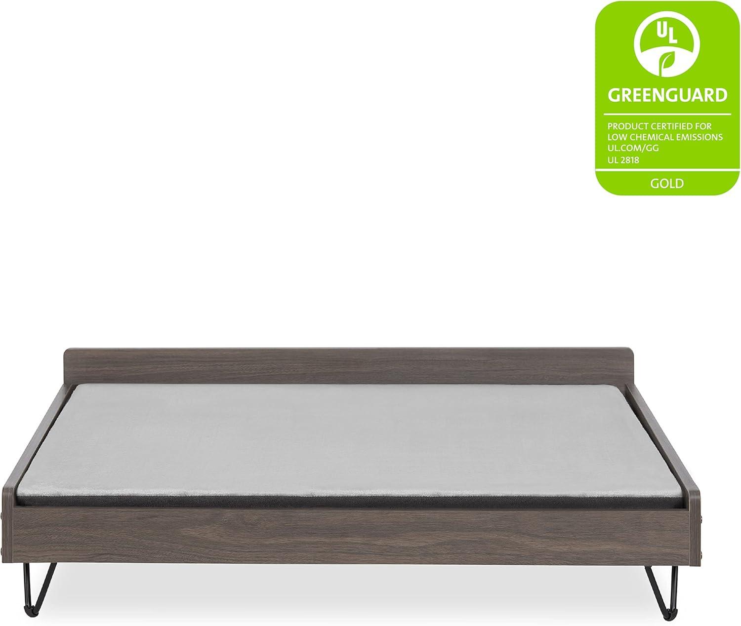 TailZzz Chase Greenguard Gold Certified Pet Bed with Mattress - Large to Extra Large Elevated Wooden Pet Bed with Water-resistant Mattress