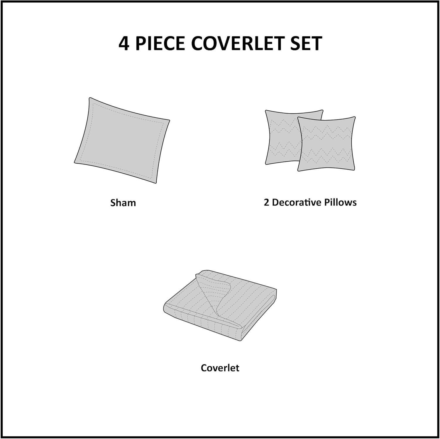 Blain Quilted Coverlet Set