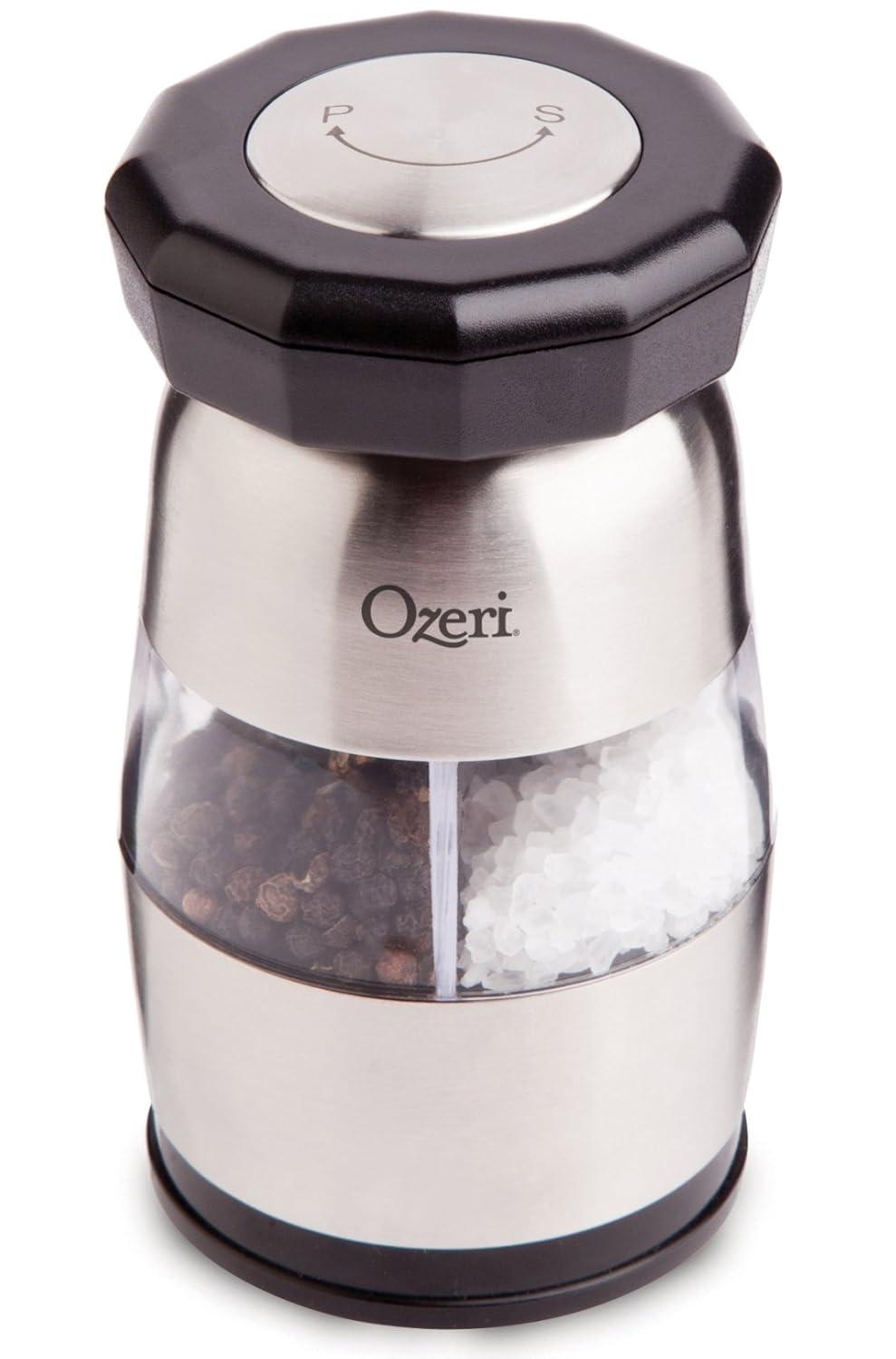 Ozeri Duo Ultra Grinder 2-in-1 Salt & Pepper Combination Mill