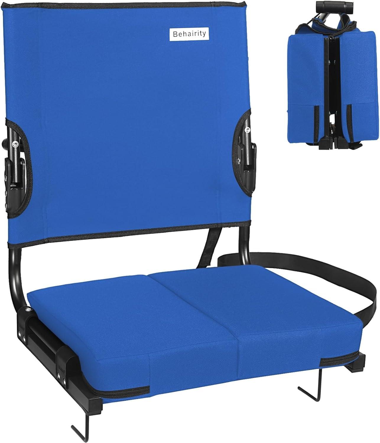 Folding Stadium Seat with Cushions