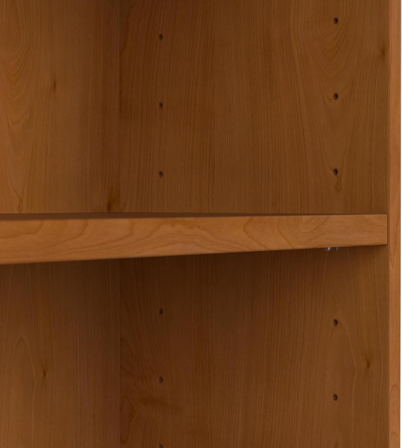 Universal Small 2 Shelf Bookcase in Natural Cherry - Engineered Wood