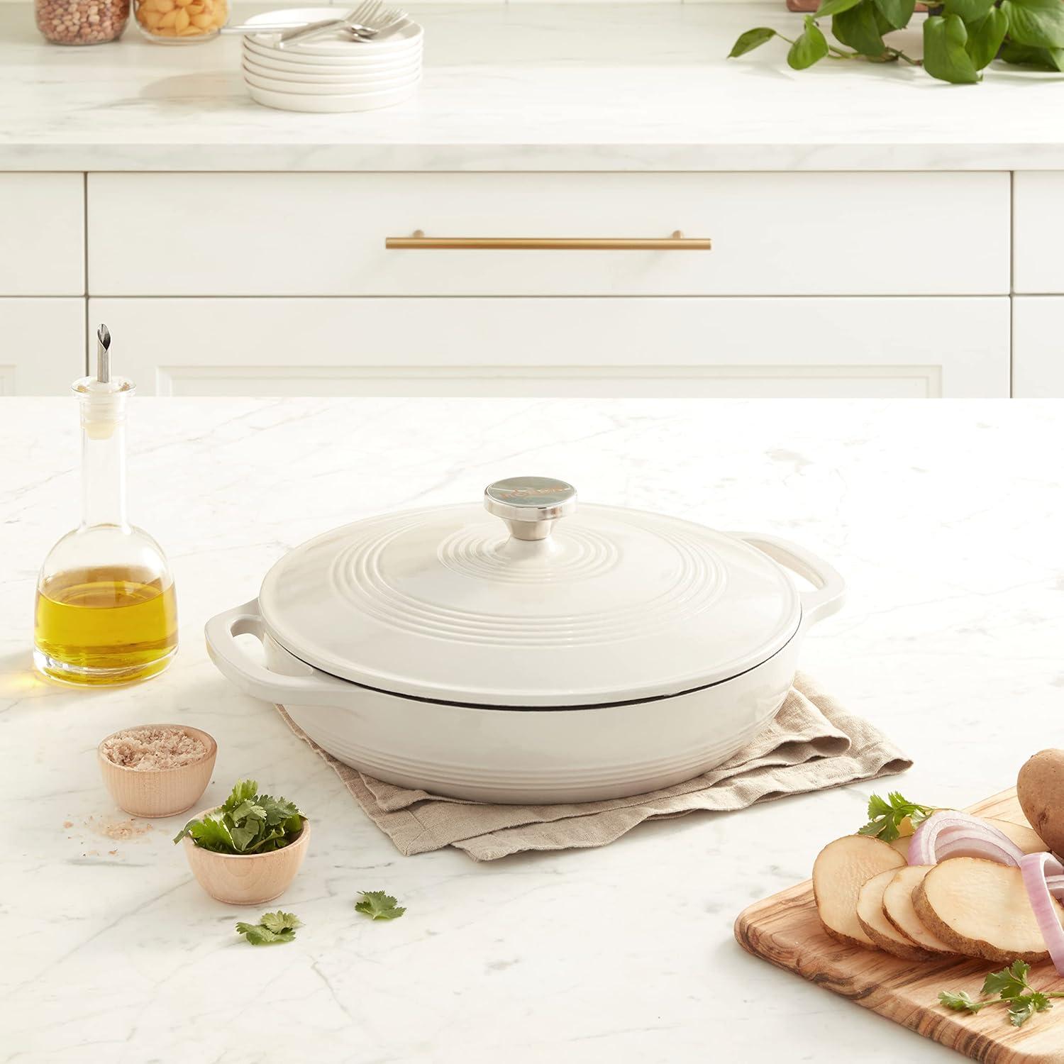 Lodge Lodge 3.6 Quart Enameled Cast Iron Casserole