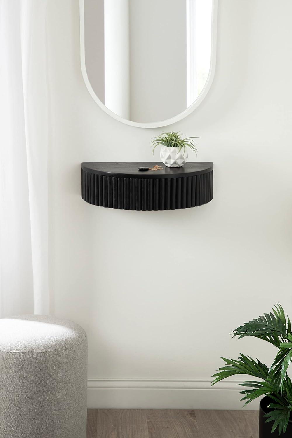 Kate and Laurel Reid Ribbed Floating Side Table