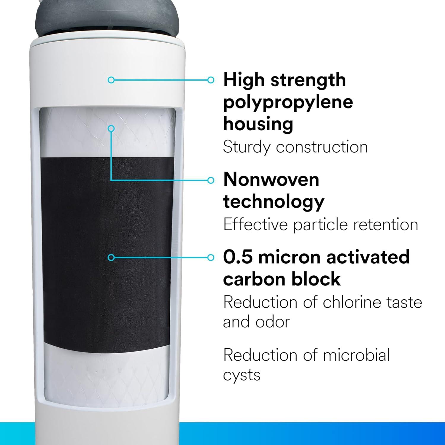 3M Aqua-Pure White Under Sink Water Filter System