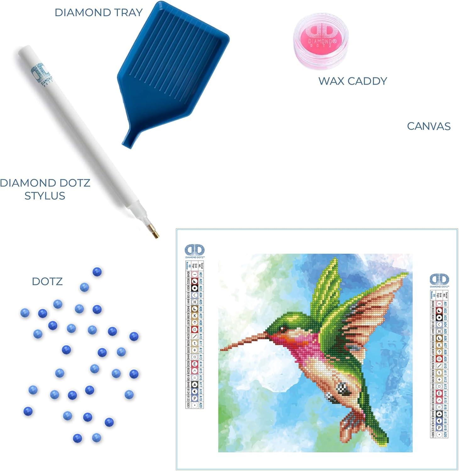 Diamond Dotz Miniature Magic Diamond Painting Kits for Adults - Diamond Art Kits a Relaxing Creative Craft Kit with Dotz Gems 11x11