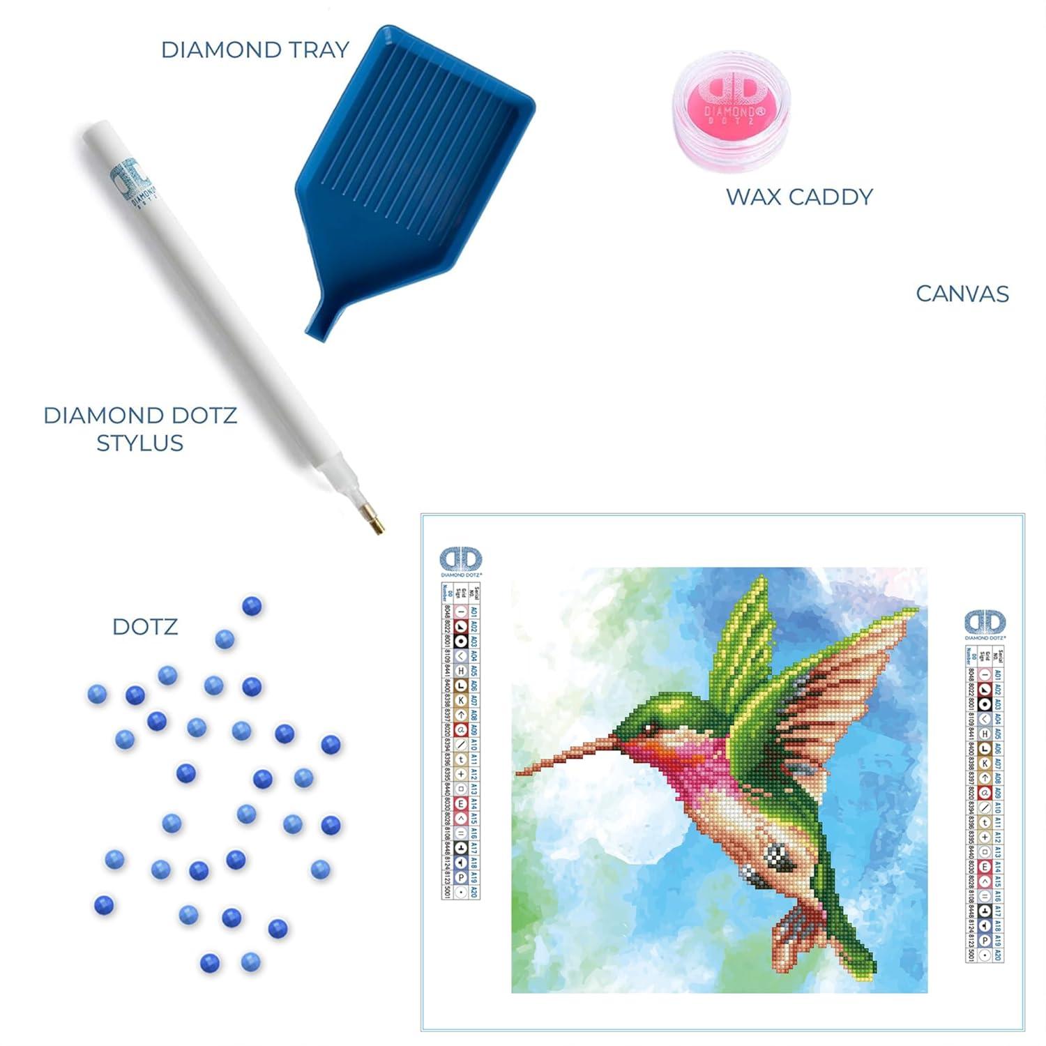 Diamond Dotz Miniature Magic Diamond Painting Kits for Adults - Diamond Art Kits a Relaxing Creative Craft Kit with Dotz Gems 11x11