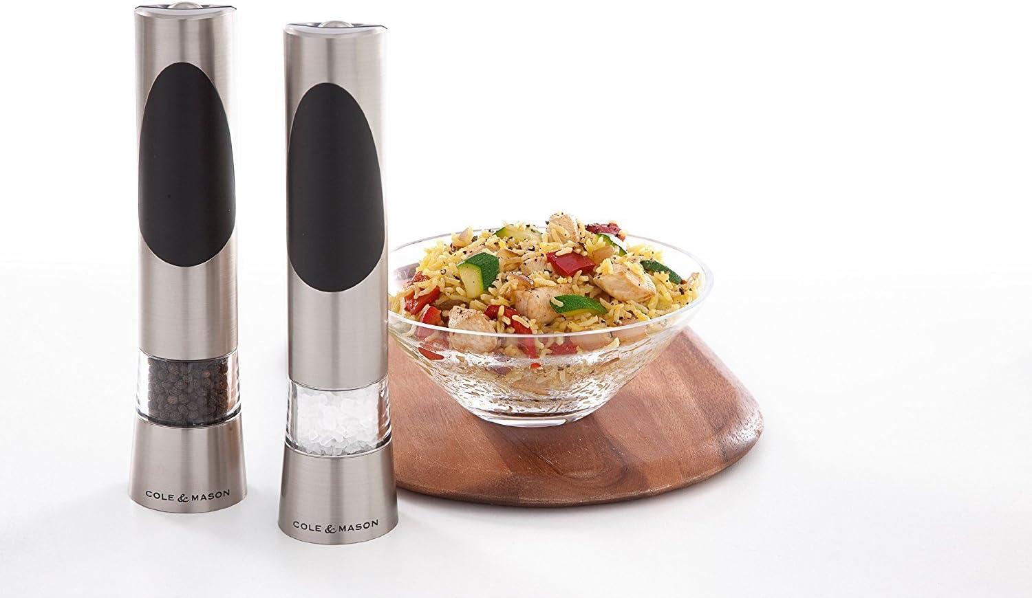 Cole & Mason Cole & Mason Richmond Electric Salt and Pepper Mill Set