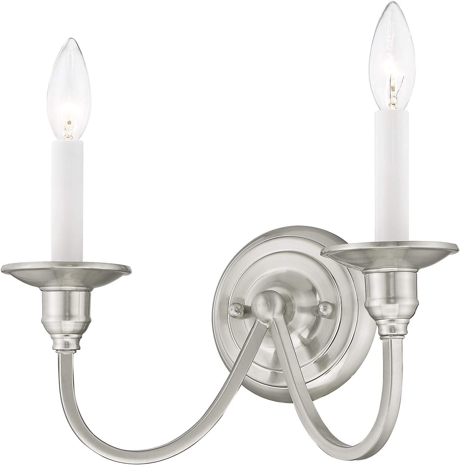 Livex Lighting Cranford 2 - Light Wall Light in  Polished Nickel