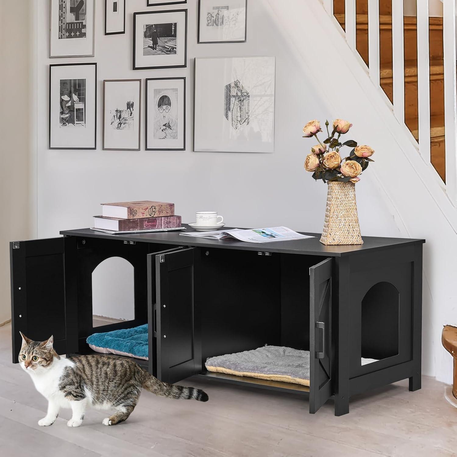 Tucker Murphy Pet™ Cat Litter Box Enclosure