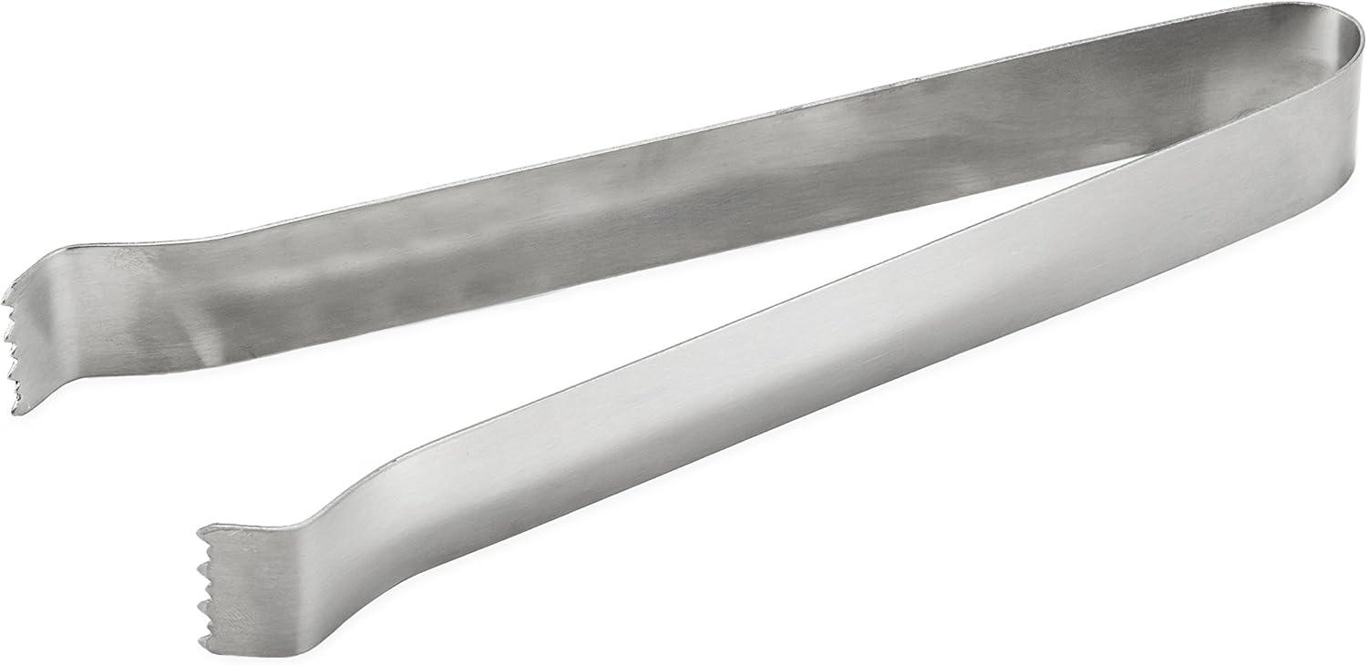 6-Inch Stainless Steel Ice and Serving Tongs