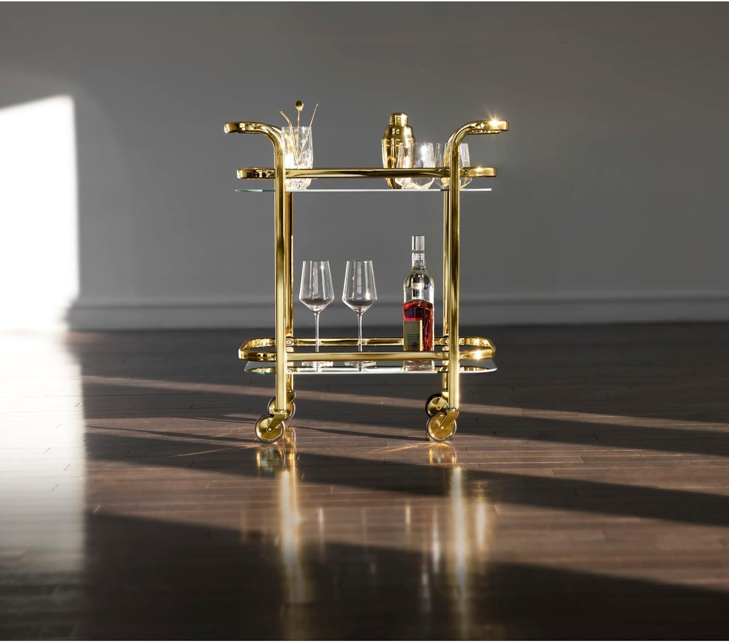 Viski Raye Angled Crystal Bordeaux Wine Glasses Set of 2 - Premium Crystal Clear Glass, Modern Stemmed, Flat Bottom Red Wine Gift Set - 16oz