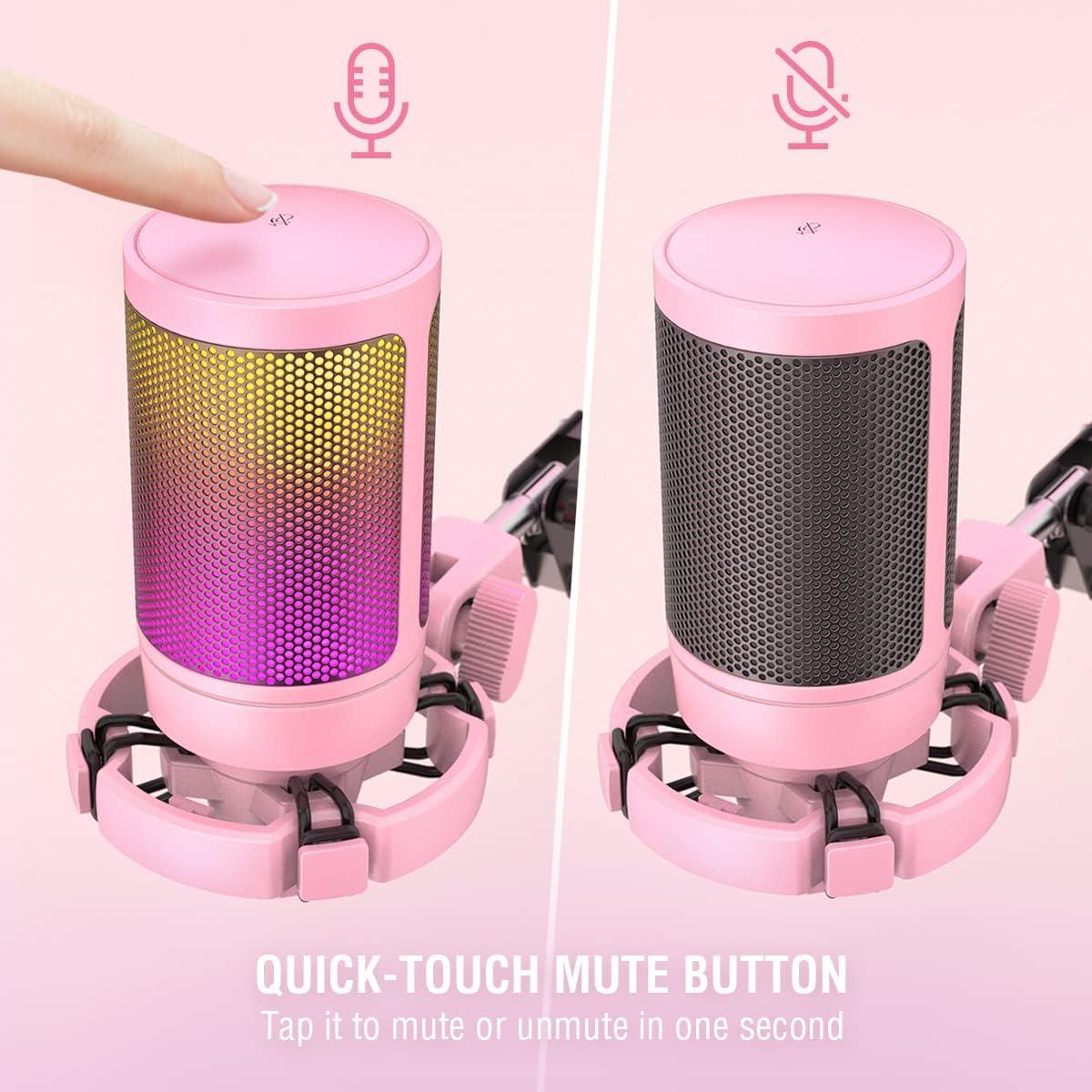 Gaming Microphone Kit With Mute Button /RGB/boom