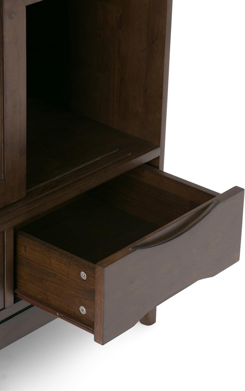 Agla Solid Wood Accent Cabinet