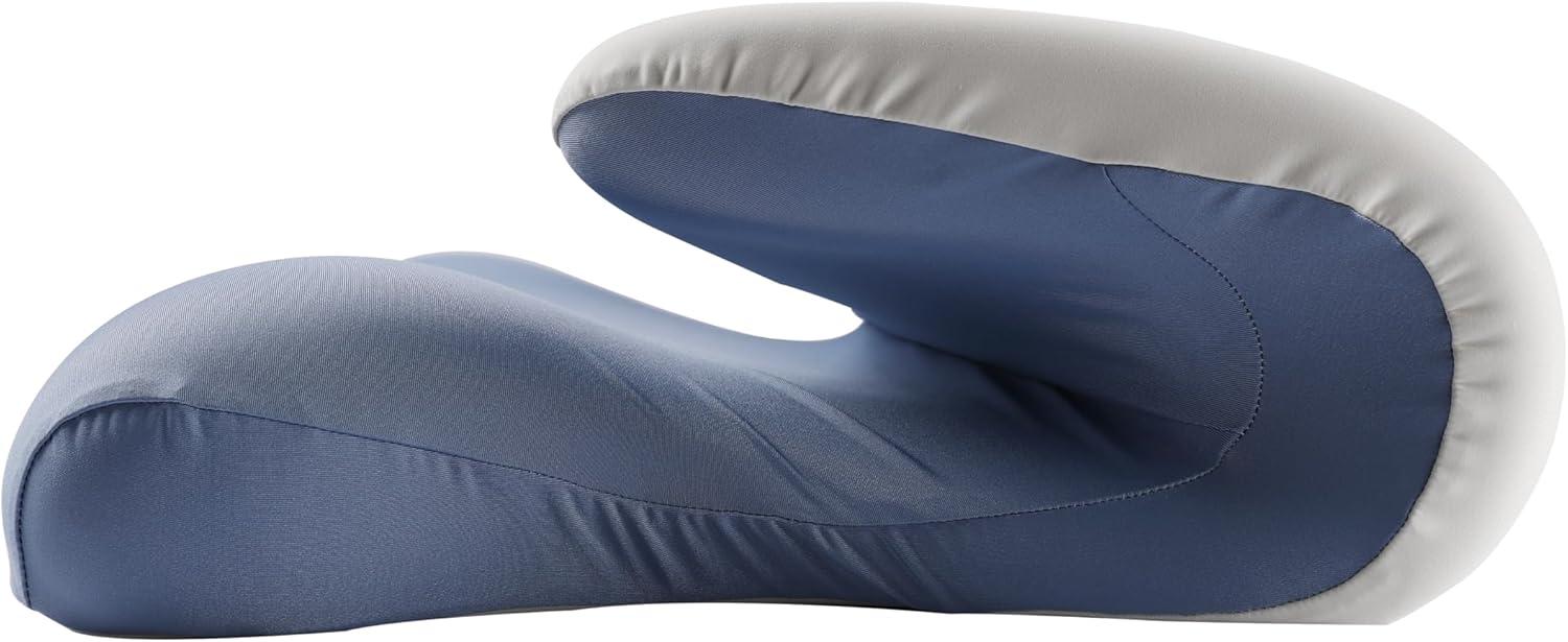 OPULENCE Glacier Ergonomic Cooling Pillow for Neck & Spine Support – Breathable Contour Design for Side & Back Sleepers – Dual-Tone, Machine Washable Cover, Oeko-TEX Standard 100