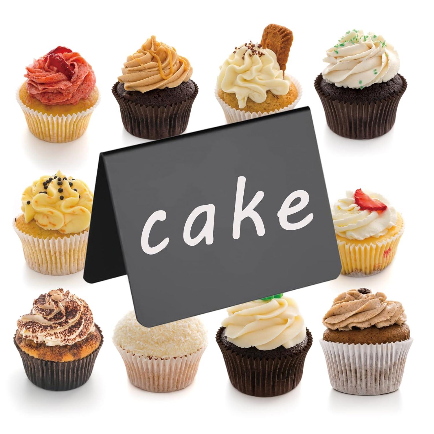 Food Labels for Party Buffet, 20PCS Reusable Reserved Table Signs