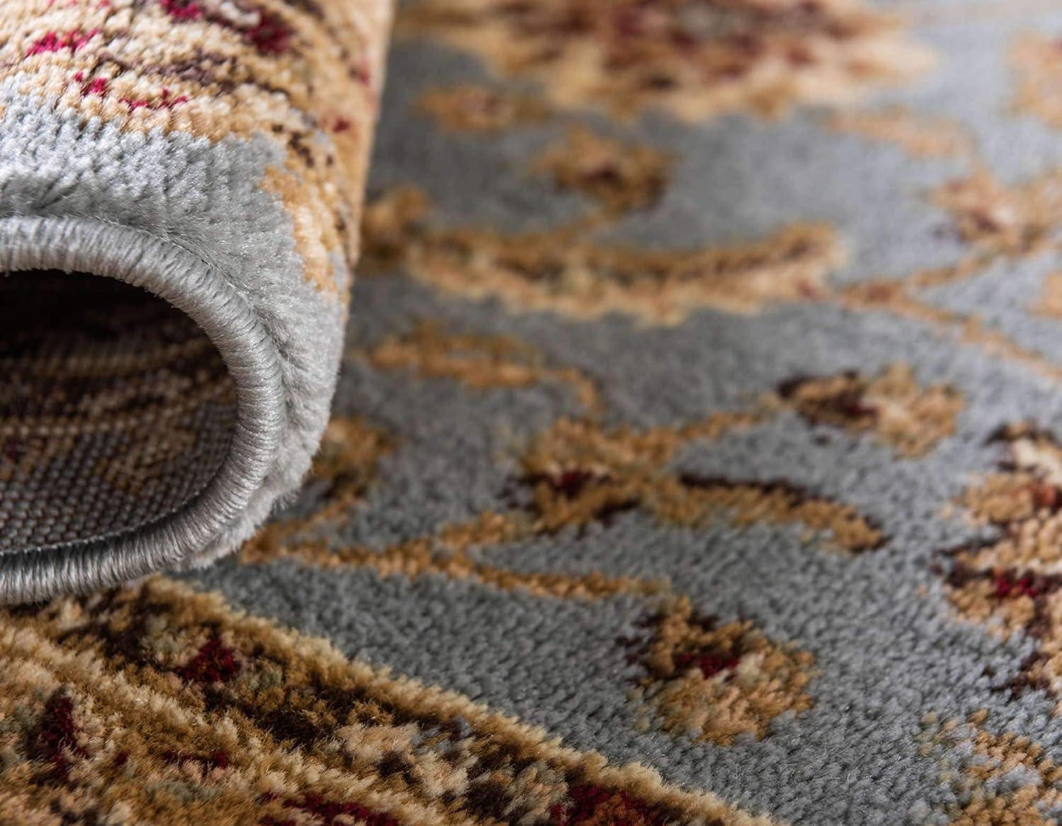 Elysian Light Blue 6' x 9' Stain-Resistant Rectangular Rug