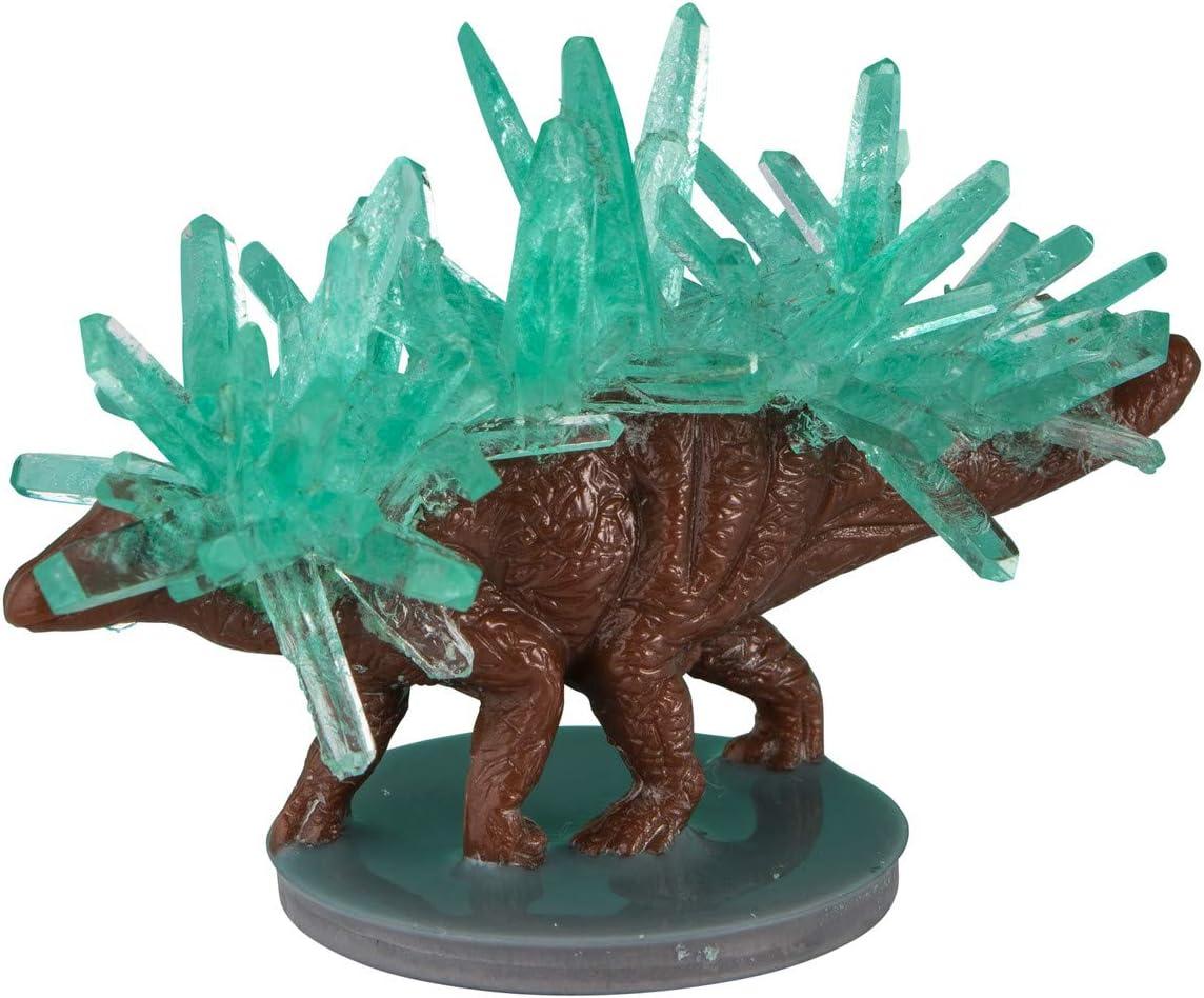 Colorful Crystal Growing Dinosaur Figurine Set - 3 Pack